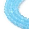 Imitation Jade Glass Beads Strands EGLA-A034-T3mm-MB08-4