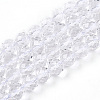 Natural Quartz Crystal Beads Strands G-S345-6mm-35-2