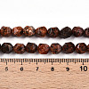 Dyed Natural Sesame Jasper Beads Strands G-T139-8mm-47L-5