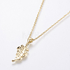 Stainless Steel Pendant Necklaces NJEW-I106-04G-3