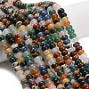Natural Mixed Gemstone Beads Strands G-B189-A01-5x8mm-1