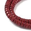Dyed Natural Magnesite Beads Strands G-M448-F01-04-4
