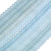 Natural Malaysia Jade Beads Strands G-B165-G01-5x8mm-07-2