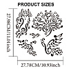 MAYJOYDIY US 1Pc PET Hollow Out Drawing Painting Stencils DIY-MA0003-40A-2