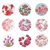 Porcelain Coasters AJEW-WH0133-005-1