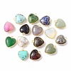 Natural & Synthetic Mixed Gemstone Pendants G-C005-01G-1