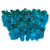 Peacork Feather Ornaments for Kindergarten DIY Crafts AJEW-WH0596-800A-1