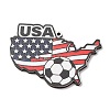 American Football Themed Printed Wooden Pendants WOOD-B012-02E-1