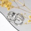 304 Stainless Steel Hoop Earrings for Women EJEW-C096-56P-4