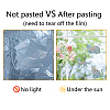 Waterproof PVC Colored Laser Stained Window Film Adhesive Stickers DIY-WH0256-088-8