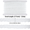 25M Nylon Elastic Pleated Lace Trim OCOR-CY0001-13A-2