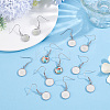 60Pcs 304 Stainless Steel Earring Hooks STAS-BBC0009-93A-4