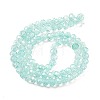 Transparent Crackle Glass Beads Strands CCG-L050-01B-07-3