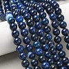 Natural Banded Agate Beads Strands G-I392-A01-10mm-1