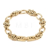 304 Stainless Steel Link Chain Bracelets for Women BJEW-P391-02A-G-2