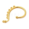 Rack Plating Alloy Ear Cuff Findings FIND-C063-01G-2