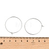 Brass Hoop Earring Findings KK-R112-038D-3