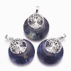 Natural Sodalite Pendants G-F573-C14-1