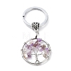 Natural Amethyst Keychain KEYC-E023-03H-2