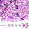 Mixed Styles Transparent Glass Beads GLAA-SC0002-17C-1
