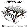 Plastic Table and Chair Cover AJEW-GF0013-84A-2