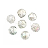 Electroplate Transparent Round Glass Beads GL-CBA6A73-HR04-1