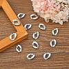 Opaque Spray Painted Acrylic Linking Rings LS-OACR-S021-19B-B02-4
