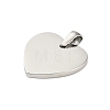 304 Stainless Steel Stamping Blank Tag Pendants STAS-Z126-02P-01-2
