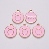 Alloy Enamel Pendants ENAM-S124-01B-09C-2