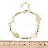 Religion 304 Stainless Steel Link Bracelets BJEW-F524-04A-G-5