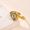 304 Stainless Steel Cuff Open Rings WG3E739-01-1