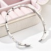 Bamboo Joint 304 Stainless Steel Bangles for Women BJEW-Z092-01P-3