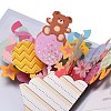 Rectangle 3D Pop-Up Bouquet Paper Greeting Card TH-K001-02C-3