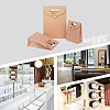 Kraft Paper Gift Bags with Ribbon Bowknot Design CARB-PH0002-06-8