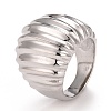 304 Stainless Steel Chunky Dome Finger Ring RJEW-B040-01P-4