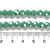 Electroplate Opaque Glass Beads Strands EGLA-A035-P6mm-A13-4