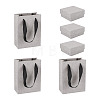 3Pcs Square Paper Jewelry Display Cases CON-TA0001-39E-02-3