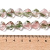 Inner Flower Handmade Lampwork Beads Strands LA-CBA3F7A-02-5