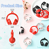 12Pcs 3 Colors Opaque Acrylic Pendants SACR-FS0001-52-3