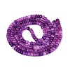Ombre Effect Dyed Glass Beads Strands GLAA-Q106-05A-A13-2
