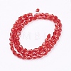 Glass Beads Strands LS-GLAA-R024-6x4mm-14-2