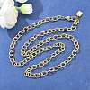 Brass Cable Chain Necklaces NJEW-H206-15G-4