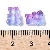 Transparent Spray Paint Glass Beads GLAA-Z011-08A-3