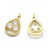 Brass Charms ZIRC-J040-34G-01-NR-2