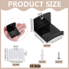 Plastic Hat Hooks for Wall AJEW-WH0481-762A-2