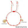 304 Stainless Steel Religious Charm Bracelets NU3381-3-3