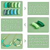   100Pcs 10 Style Opaque Acrylic Beads MACR-PH0001-48-4