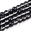 Baking Paint Transparent Glass Beads Strands DGLA-N011-10mm-10-1
