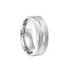 Grooved Titanium Steel Finger Rings for Men WG2ADDA-04-2