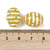 Glass Imitation Jade Beads GLAA-L051-02C-3